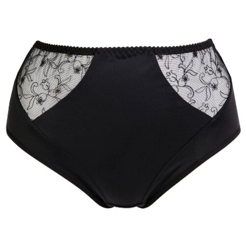 фото Milavitsa трусы слипы высокой посадки classic elegant, размер 114, черный