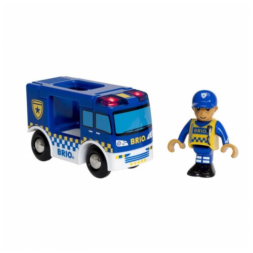 Игровой набор BRIO фургон Полиция Brio фургон полицейский wonderworld ww 4004 синий