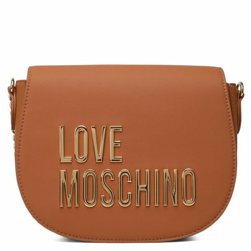 Сумка кросс-боди LOVE MOSCHINO, бежево-коричневый розовая сумка через плечо love moschino