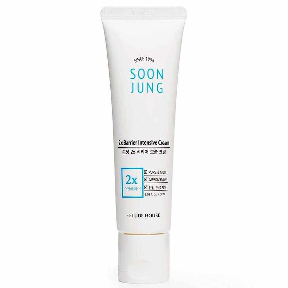 Etude SoonJung 2x Barrier Intensive Cream Интенсивный крем для лица, 60 мл