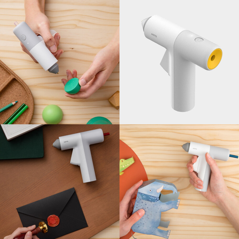 Клеевые Пистолеты Аккумуляторные Клеевой пистолет HOTO Lithium Glue Gun