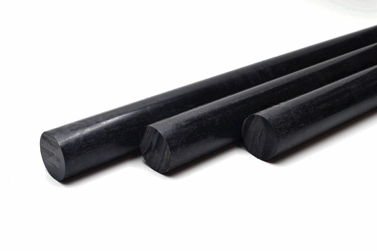 Полиацеталь стержень 30х100мм черный ПОМ-С — фото 1