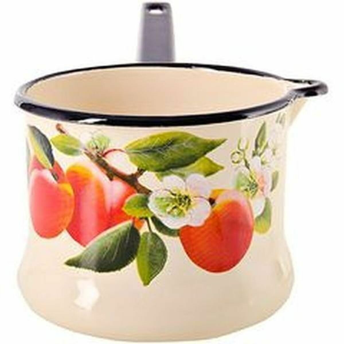 Ковш 1 0л без кр Подворье  Слоновая  эмаль