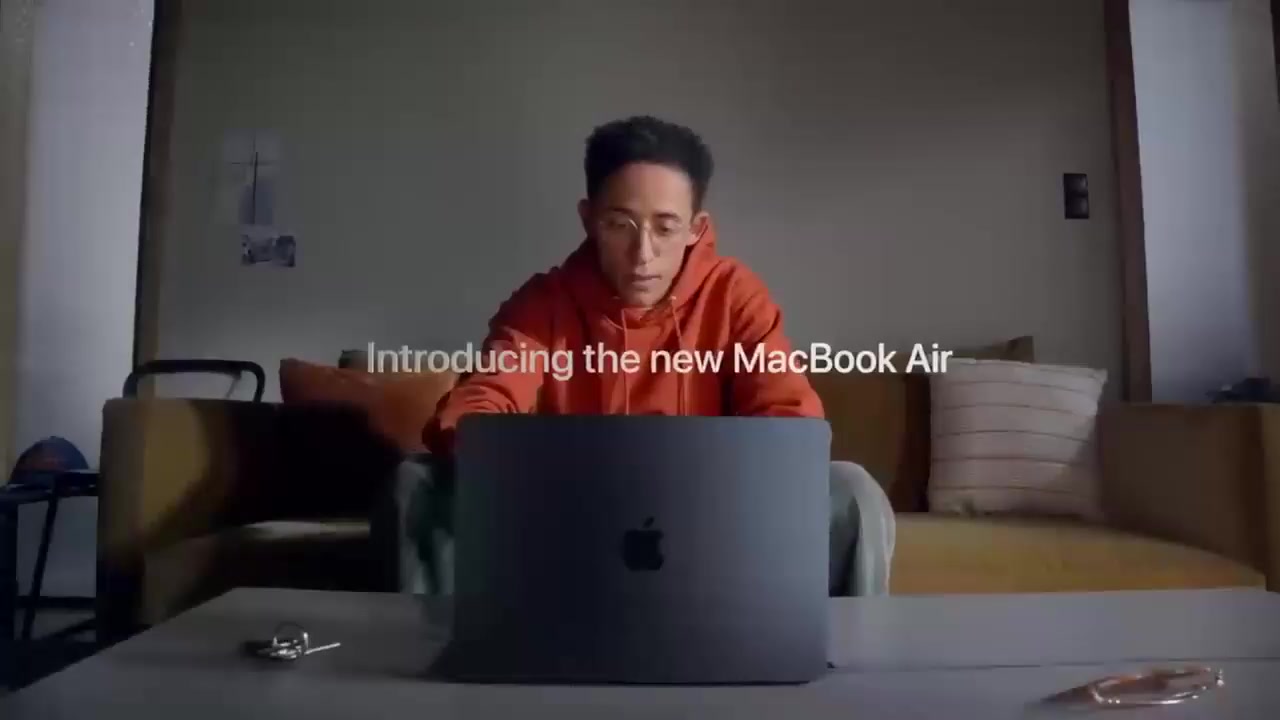 Ноутбук Apple MacBook Air 13" MLY33 (M2 8-Core, GPU 8-Core, 8/256GB), «Тёмная ночь» | Midnight — фото 1