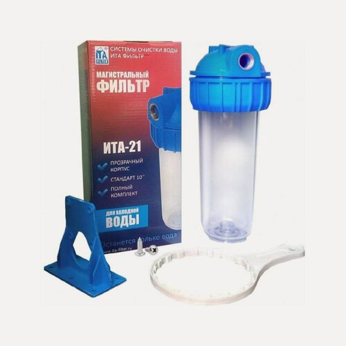 Изображение товара Фильтр магистральный ИТА для холодной воды ИТА 1/2 АкваАБФ-10-12 F20110-1/2