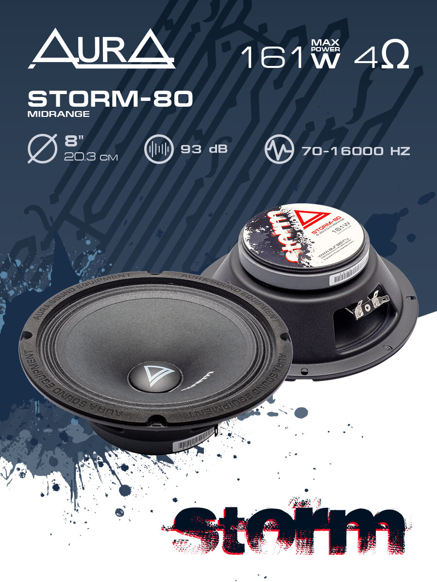 Эстрадная акустика AurA STORM-80
