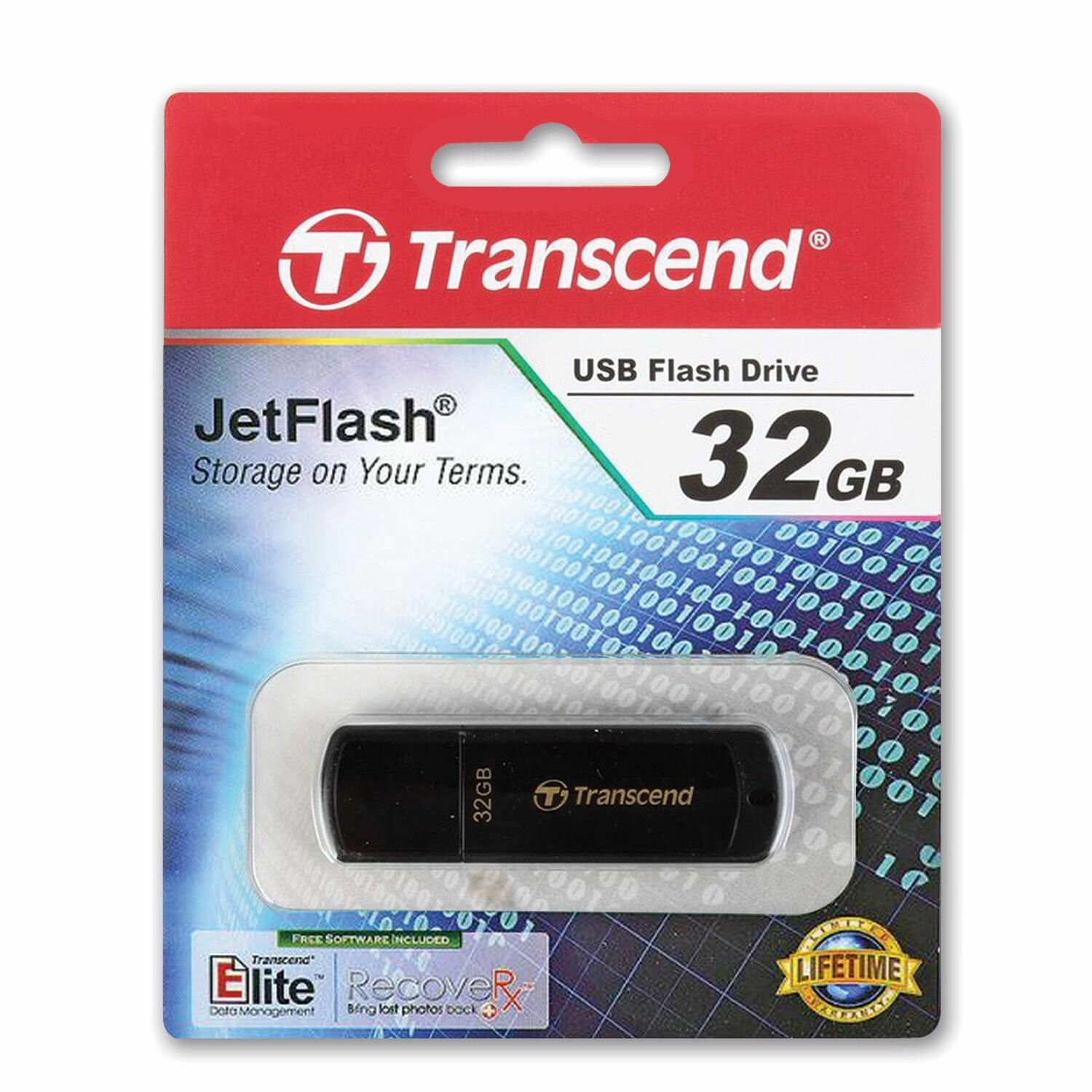 Флешка USB 32Gb Transcend Jetflash 350 TS32GJF350 - фото №10