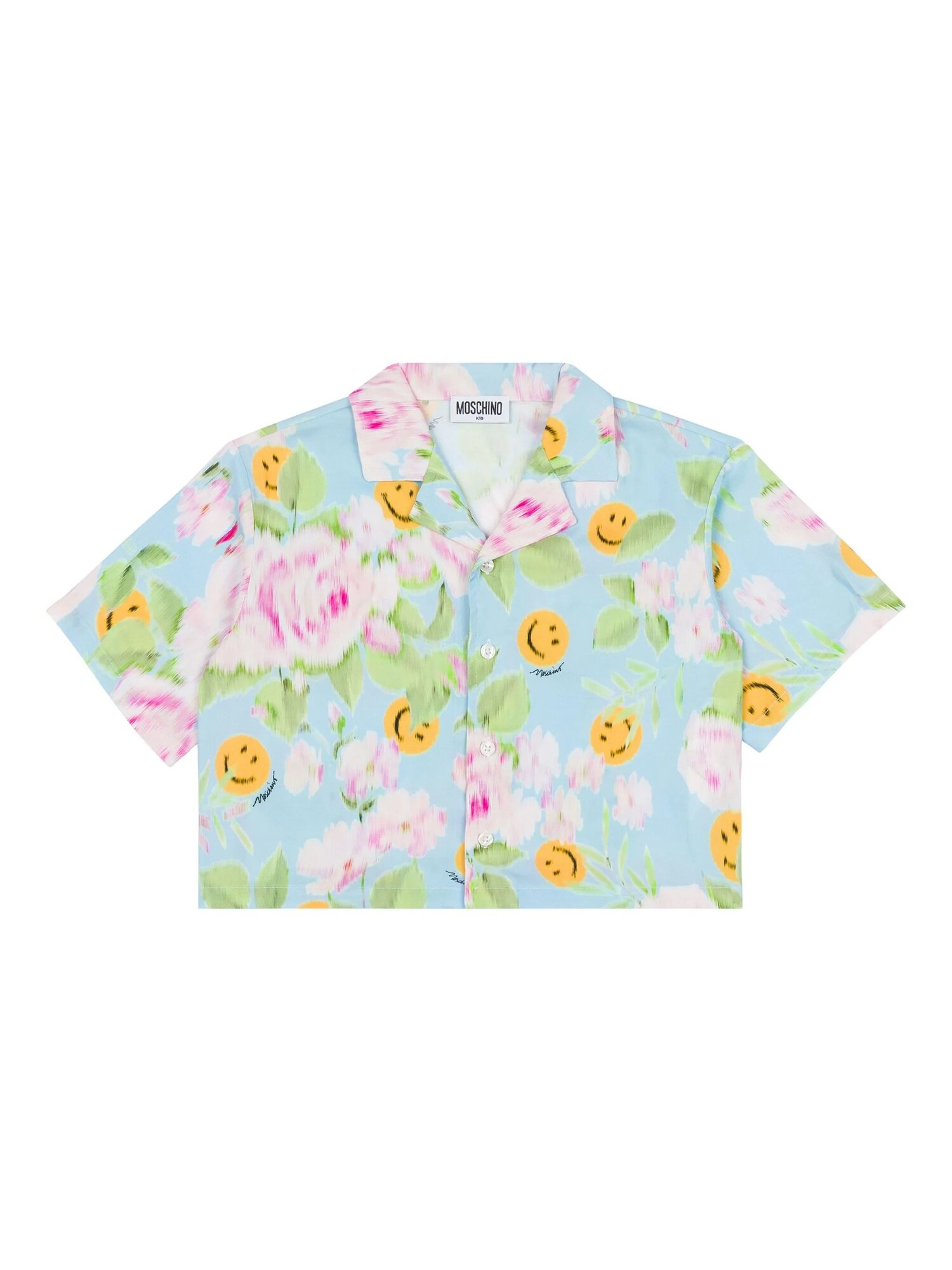 Рубашка MOSCHINO, размер 12 лет, синий