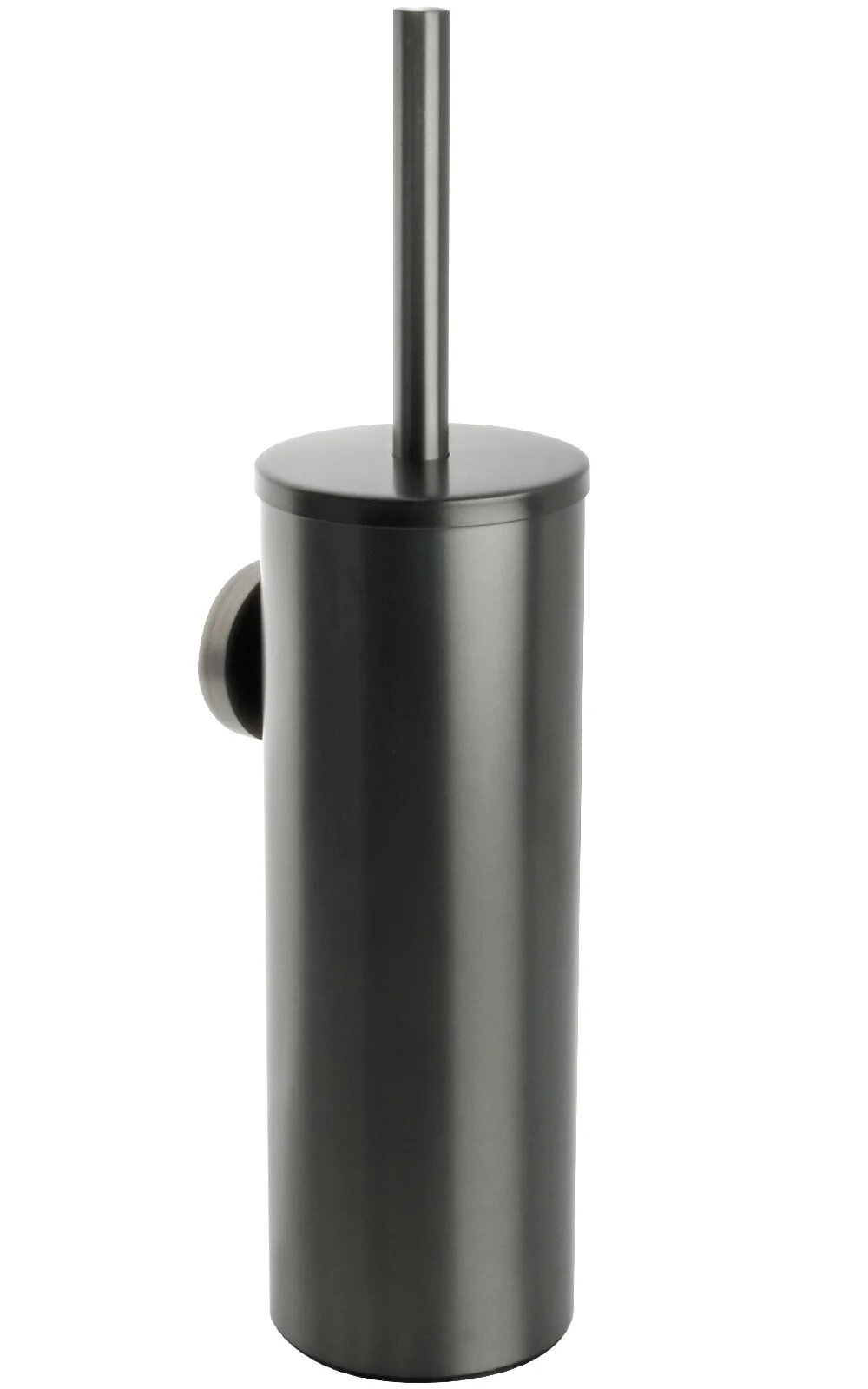 Ершик для унитаза Fixsen Hotel FX-31013F настенный черный матовый закрытый с подставкой