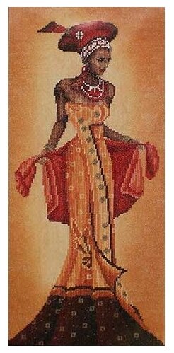 Набор для вышивания African Fashion - I LANARTE (арт.35019) 20 x 40 см LANARTE PN-0008096