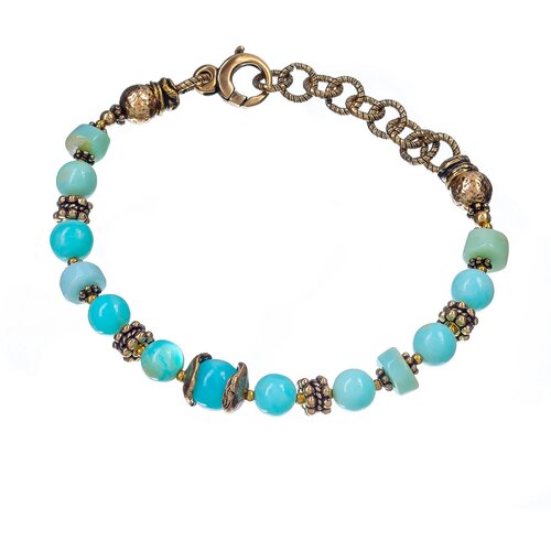 Браслет Alcozer & J, ангелит, размер 23 см