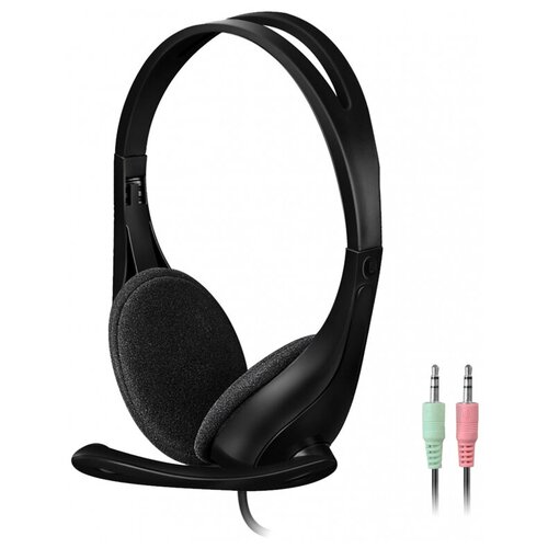 Гарнитура A4TECH HS-9 черный 18м накладные HS-9 BLACK 1530264 229800₽