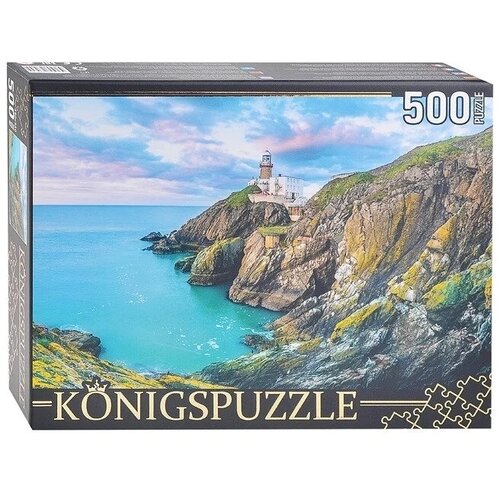 Пазл KONIGSPUZZLE: Маяк Бейли, Ирландия. 500 элементов. пазлы 500 konigspuzzle ирландия маяк бэйли
