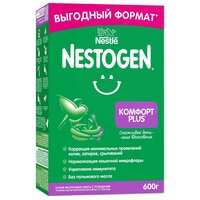 Смесь Nestogen Комфорт Plus от колик, запоров, срыгиваний с бифидобактериями с 0 месяцев 600 г