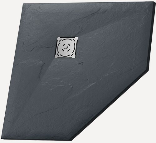 Изображение товара Душевой поддон RGW (РГВ) 90х90х2,5 см ST, Tх-0099G Графит, Трапеция Ø90 Каменный (16155099-02)