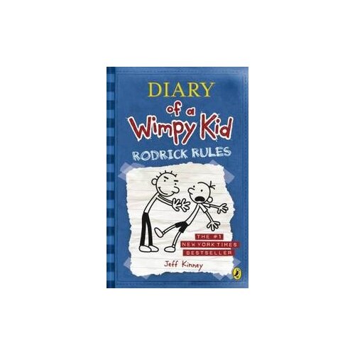 Jeff Kinney "Diary of a Wimpy Kid: Rodrick Rules" газетная