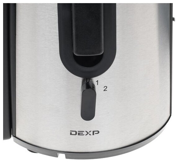 Центробежная соковыжималка DEXP JR-1000, черный/серебристый - фотография № 3