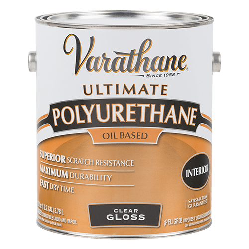 Лак для дерева и мебели, глянцевый, Varathane Premium Polyurethane, уретан-алкидный органорастворимый, 0,947 л