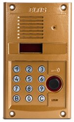Вызывная (звонковая) панель на дверь ELTIS DP300-RDC24 золото