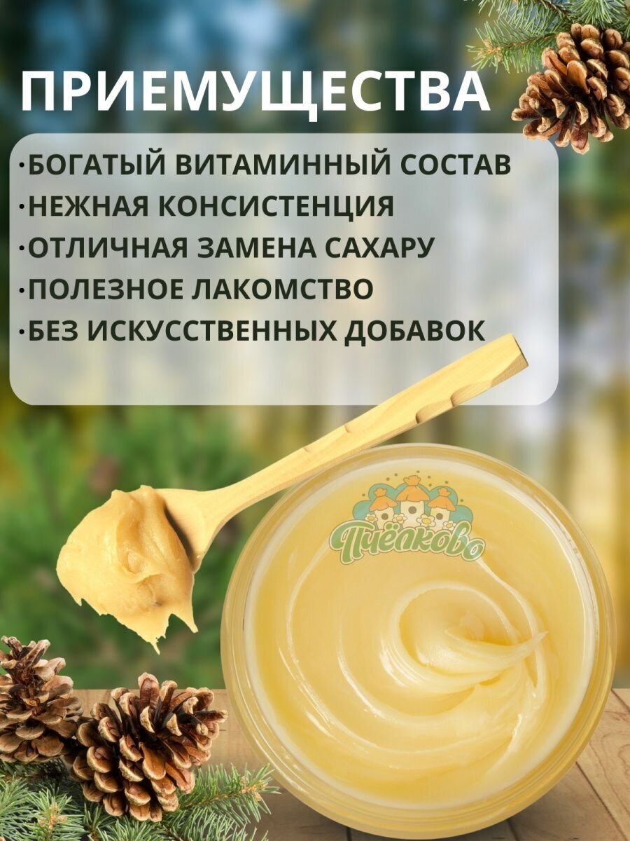Набор Мёд с Живицей Малый ,750гр - фотография № 2