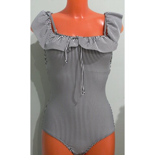 фото Купальник , размер 36, черный, белый feifoong