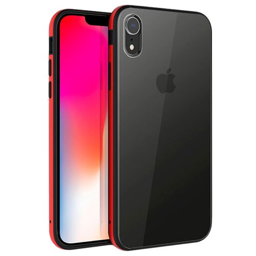 фото Чехол-накладка uniq valencia clear для apple iphone xr red