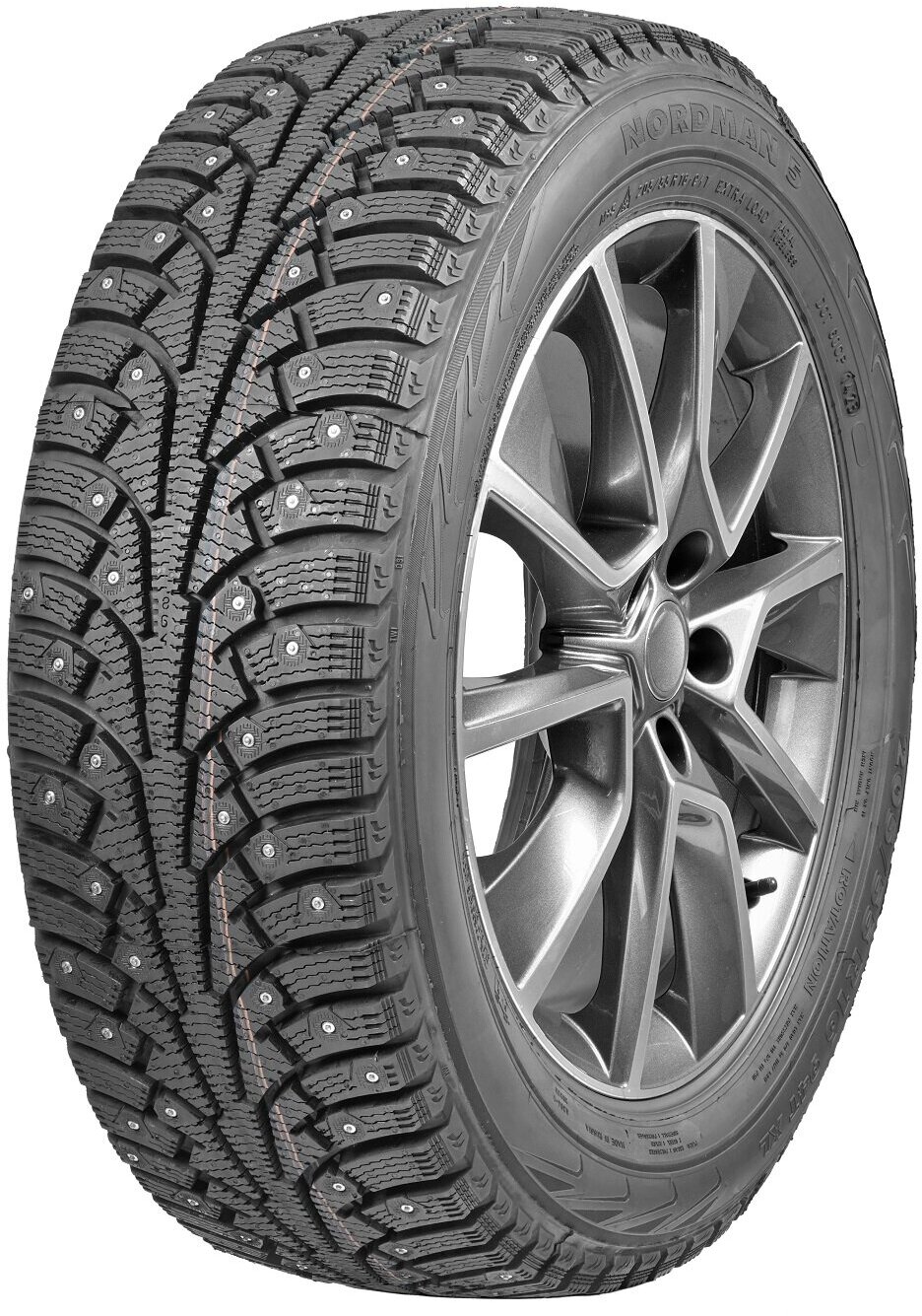 Nokian NORDMAN 5 175/70 R13 82T (шип) - фотография № 3