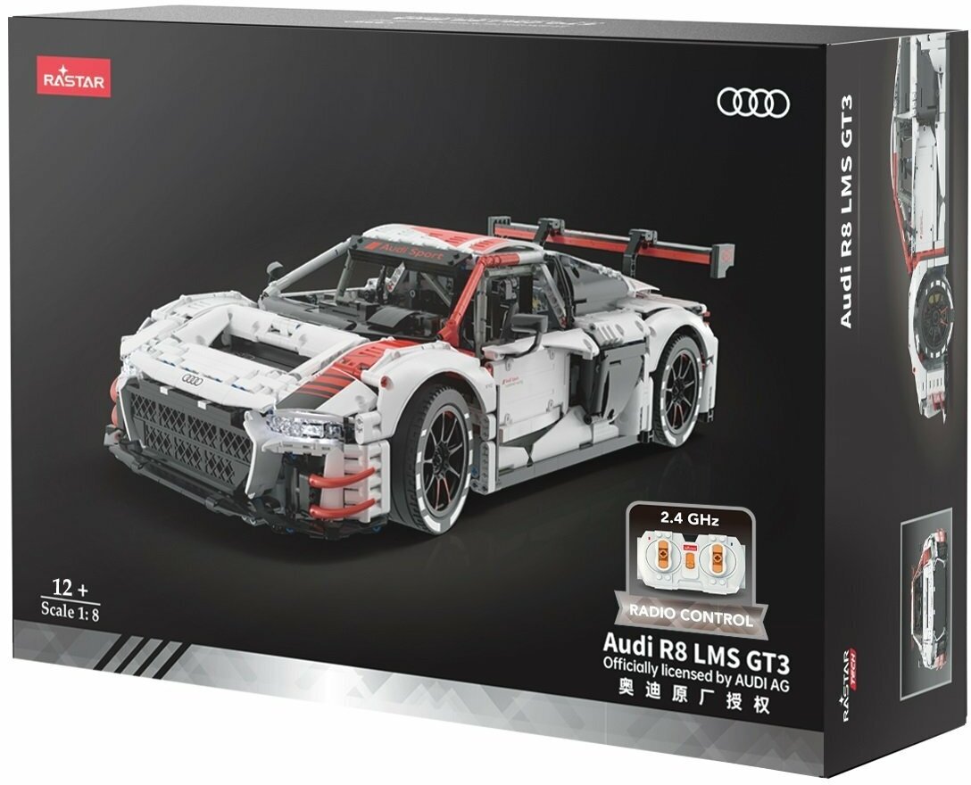 Конструктор Rastar РУ 1:8 Audi R8 LMS GT3 99300