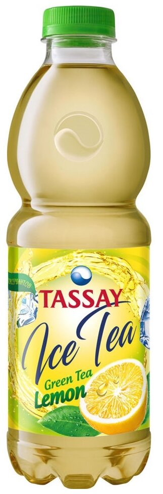 Зеленый чай Tassay Ice Tea со вкусом лимона 0,5л 12шт