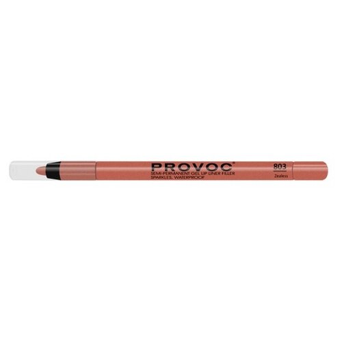 Provoc гелевая подводка в карандаше для губ Semi-Permanent Gel Lip Liner, 803 zealess provoc гелевая подводка в карандаше для губ semi permanent gel lip liner 42 tropical paradise