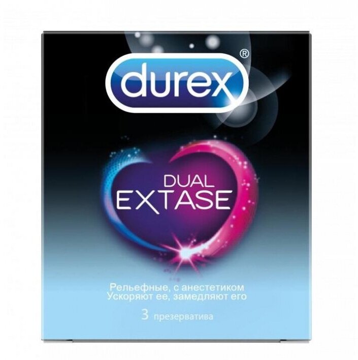 Презервативы Durex Dual Extas рельефные, 3 шт - фото №12