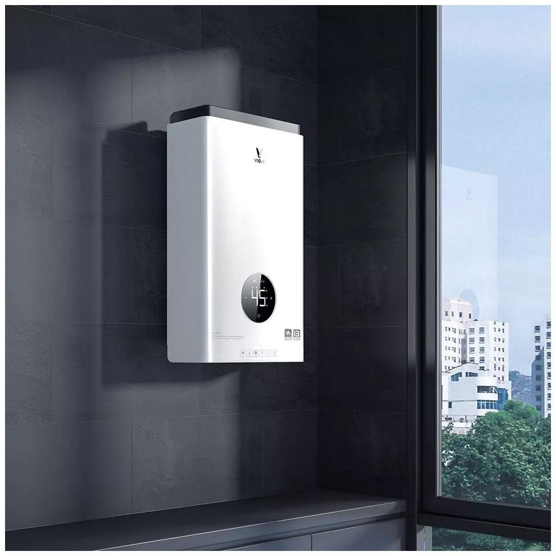 Умный газовый водонагреватель Xiaomi Viomi Internet Gas Water Heater White 16L (JSQ30-VGW166) - фотография № 3