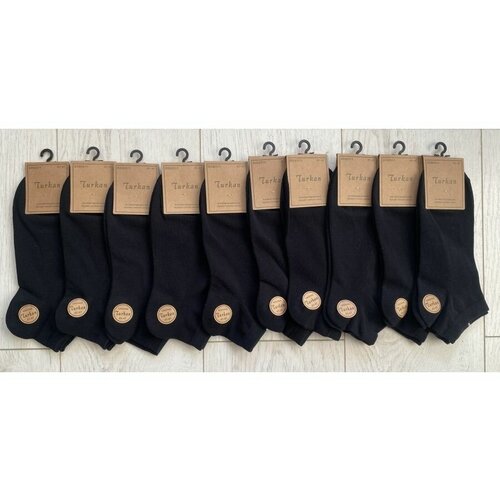 Носки Turkan, 10 пар, размер 41/47, черный