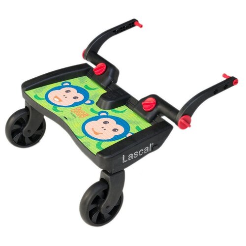 фото Подножка для второго ребенка lascal buggy board maxi, monkey jungle green