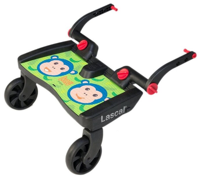 Подножка для второго ребенка Lascal Buggy Board Maxi, Monkey Jungle Green