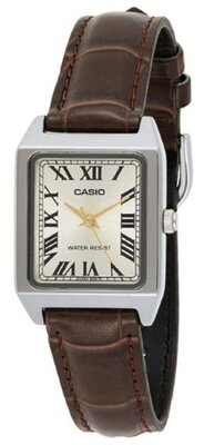 Наручные часы CASIO Collection LTP-V007L-9B, серебряный, бежевый