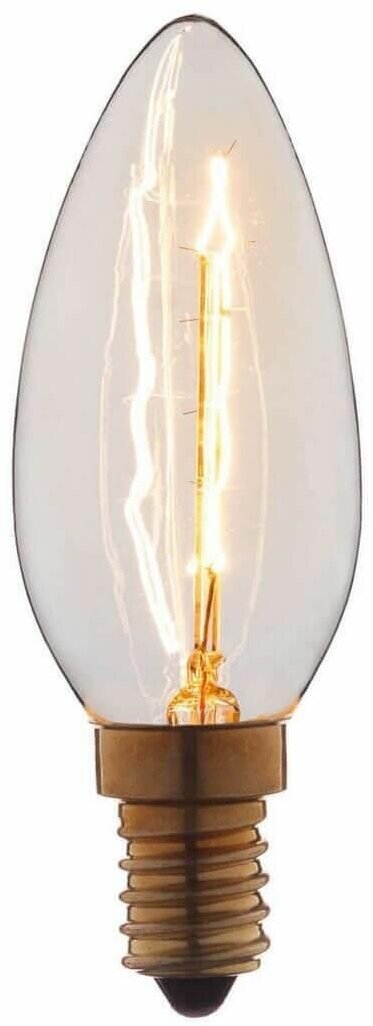 Лампа накаливания E14 40W прозрачная 3540