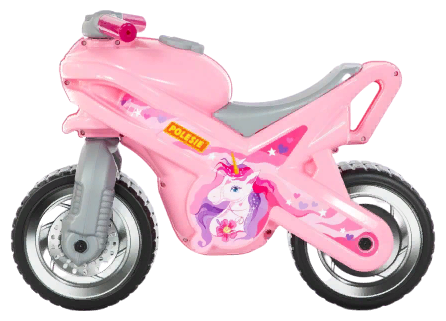 Игрушка-каталка полесье мотоцикл &quotМХ&quot (розовая) П-80608
