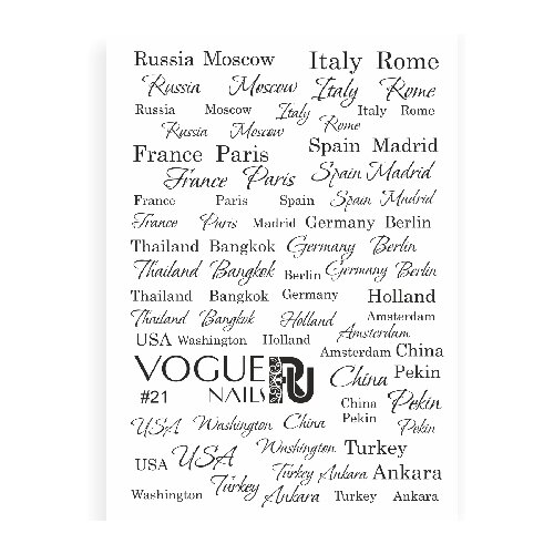 Vogue Nails, Слайдер-дизайн №21