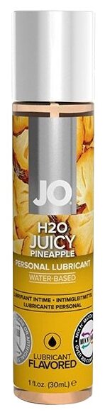 Смазка с ароматом ананаса JO Flavored Juicy Pineapple - 30 мл.