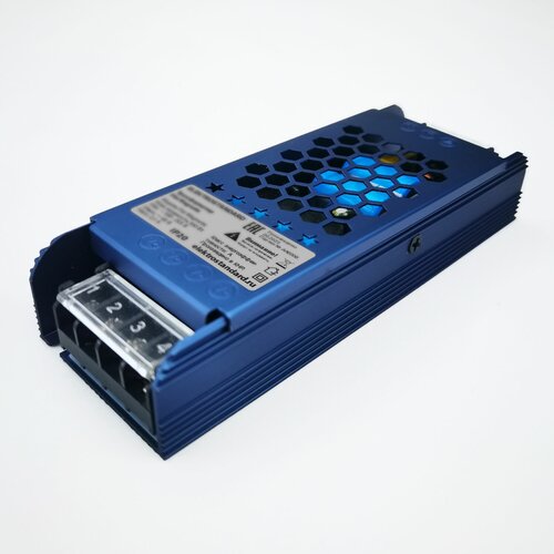 Блок питания Elektrostandard Flat Magnetic 95046/00, 100 Вт, 48 В, 2 А, цвет синий, IP20 трансформатор elektrostandard 4690389133718