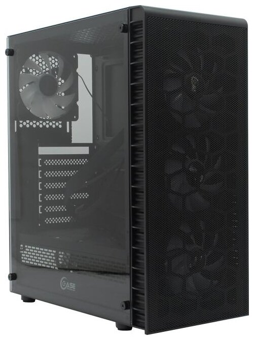 Компьютерный корпус PowerCase Mistral Z4C Mesh LED черный