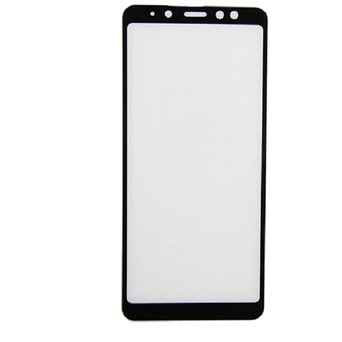 Защитное стекло для Samsung SM-A730F (Galaxy A8+ 2018) (2,5D/полная наклейка) черное