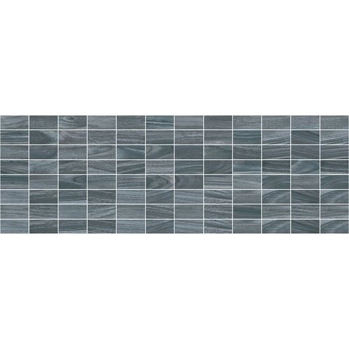 Керамическая плитка Laparet Zen мозаичный чёрный MM60068 Декор 20x60 (цена за 20 шт)