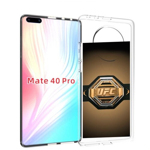 Чехол MyPads UFC единоборства мужской для Huawei Mate 40 Pro (NOH-NX9) задняя-панель-накладка-бампер чехол mypads skoda шкода 3 мужской для huawei mate 40 pro noh nx9 задняя панель накладка бампер