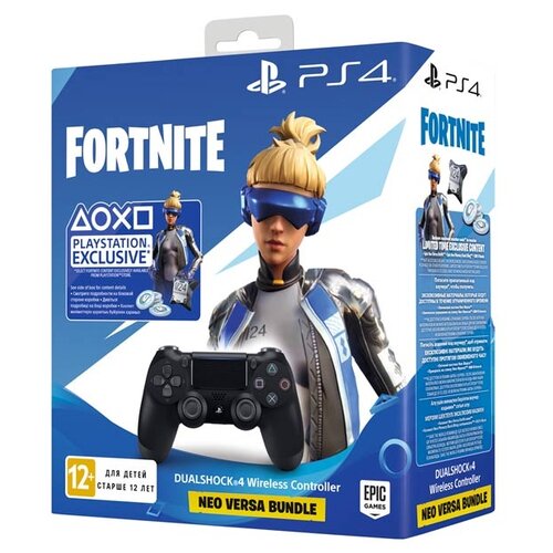 фото Геймпад Sony Dualshock 4 v2 (CUH-ZCT2E) Fortnite Neo Versa Bundle black