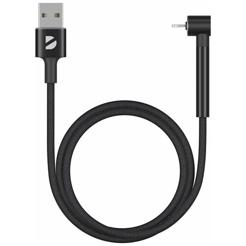 Дата-кабель Stand USB - Lightning, подставка, алюминий, 1м, черный, Deppa (72294) дата кабель stand usb usb c подставка алюминий 1м черный deppa 72295