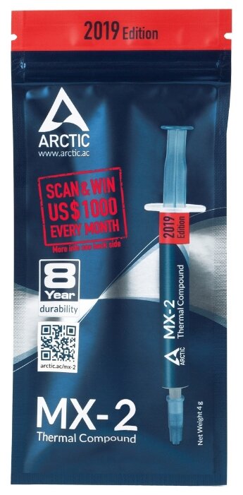 Термопаста Arctic MX-2 4 г 2019 edition