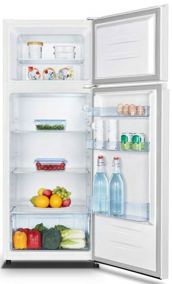 Холодильник LEX RFS 201 DF WH, двухкамерный, белый - фото №2