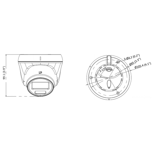 IP камера HiWatch DS-I253L 2.8mm ip камера hiwatch ds i253l b 2 8 mm